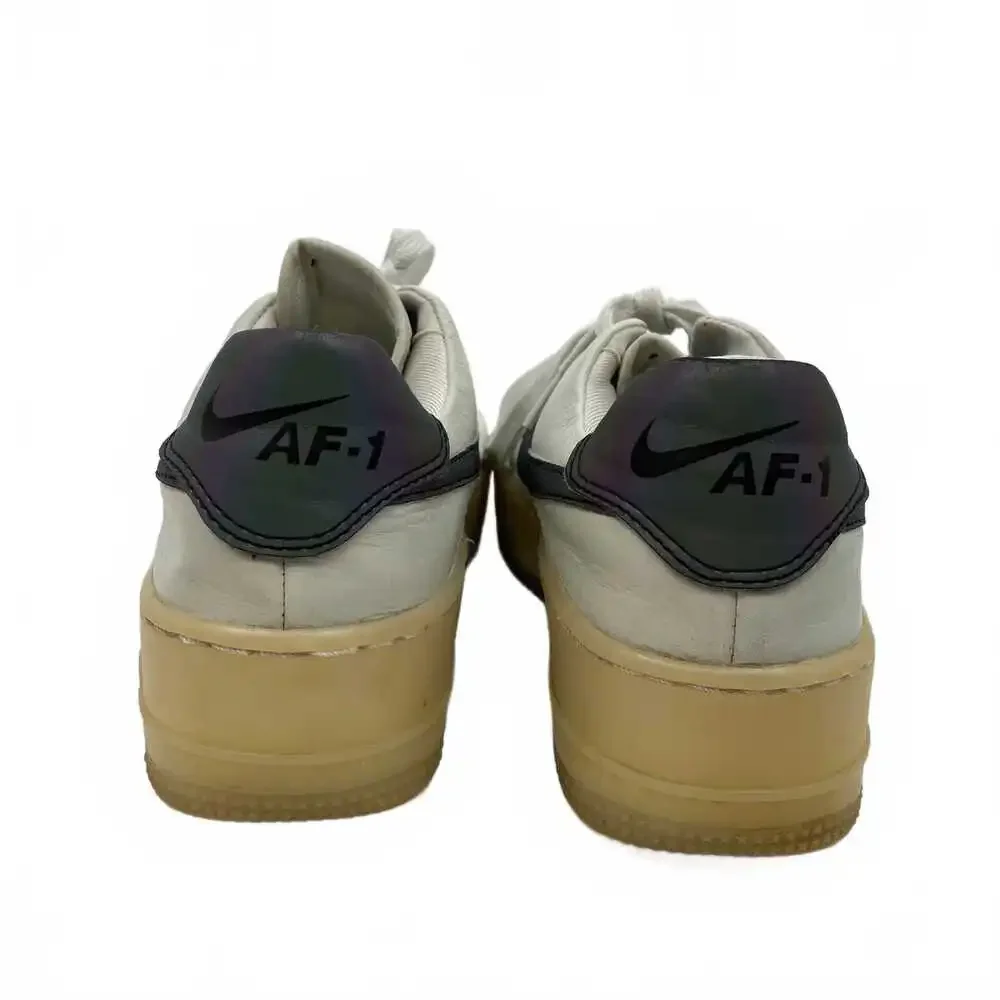 Nike Gray Iridescent Leather Sneakers | Women’s Size 8